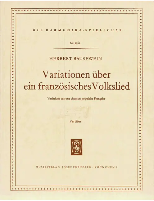 Variationen über ein französisches Volkslied